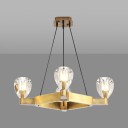 Loft Industry Modern - Droplet Circle Chandelier